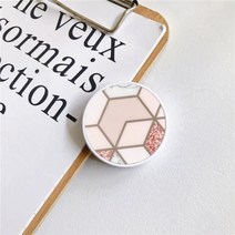 바이크 핸들 부품 열선그립 바이크 핸들광택 인기있는 대리석 확장 전화 스탠드 그립 손가락 Rring 지원 안, 02 C2, 한개옵션1