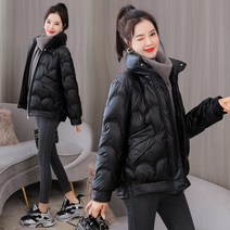 위위브렌 여성 경량 퀄팅 입체 칼라 패딩 점퍼