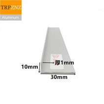 10x30mm 두께 1mm 6063 직각 알루미늄 l자형 알루미늄 합금 테두리 삼각형 프로파일, 03 Custom length