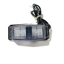 앰버 LED 트럭 볼보 프론트 그릴 조명 스카니아 그릴 조명용 DAF 그릴 램프 남자 DRL 벤츠 트럭 이베코 그릴 조명 DRL 1x, WHITE
