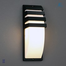 옥외 야외 외벽 방수 벽등 E26 콘램프 인테리어 조명 복도 정원 테라스 발코니 계단, 벌브 8W 주광색(하얀빛)