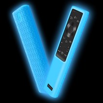 현대 원격 제어 커버 삼성 BN59-01311 BN59-01265A TV 실리콘 보호 케이스 충격 방지, Glow Blue, CHINA