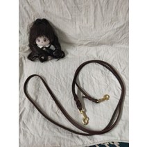 말고삐 승마 장비 리드 스트랩 안전줄 말 액세서리 말, 더블 가죽 구리후크 약2.8미터(너비15)