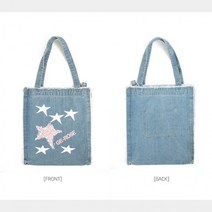 여성 가방 데일리 에코 대학생 캔버스 데님 백 패션