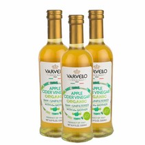 발베로 유기농 애플 사이다 식초, 500ml, 3병