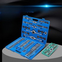 탭 다이스 세트 플레이트 나사탭 핸들 탭핑 탭기리, 40피스 탭 다이스 세트