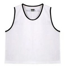 팀조끼 팀베스트 주니어 유소년용 화이트 SW4003J 메쉬원단 가슴폭 50cm 팀스포츠 체육활동 학교체육