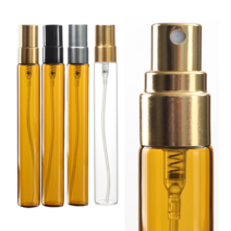 향수 용기 스프레이 공병 투명 브라운 휴대용 화장품 리필용기, AI골드캡 투명스프레이10ml