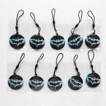 rfid 복사기 태그 스티커 복사 rf카드 여러 패턴 IC 13.56MHz UID 쓰기 가능 재기록 방수 Keyfobs 키 태그 변경 S50 1K RFID 펜던트 링 카드 10Pc, 10pcs type-C