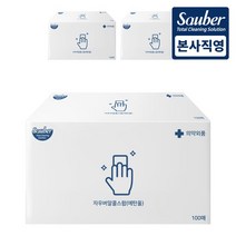 자우버 알콜스왑 소독티슈 개별포장 100매 3개, 없음, 선택완료