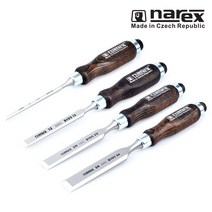 나렉스 평끌 4pcs 세트 조각칼 조각도 평끌 목공끌 전문가용 우드카빙 목공용 863050, 8-32mm 평끌 863150