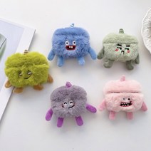 사은품/에어팟 프로 3세대 2세대 1세대 도깨비 캐릭터 모양 보드라운 털 퍼 귀여운 디자인 실리콘 케이스, SY_A314 에어팟프로2, 퍼플도깨비