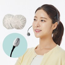 구즈넥/헤드셋마이크용 일회용 마이크 위생커버 회의용 교회 강의실 학교 기업 비말차단 낱개포장 3사이즈, M사이즈(14T), 100개입