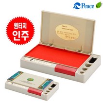 피스코리아 상감인주-도장 스템프 낙관 결재 문구 관공서 사무용 원터치인주