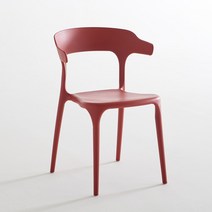 가구앤하우스 에코 편의점 인테리어 업소용 플라스틱 카페 식당 대기실 테이블 식탁 의자 (5colours), 에코 체어(버건디)