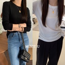 모달티셔츠 실켓티셔츠 텐셀티셔츠