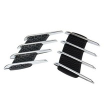 배기튜닝 배기음 튜닝 소리박ABS 플라스틱 블랙 자동차 튜닝 플로우 벤트 펜더 흡입 그릴 에어 네트 도어