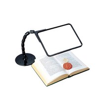 아이루페 노안 프레넬렌즈 대형 책 돋보기 스탠드 확대경, 거위 확대경 1730, 1개