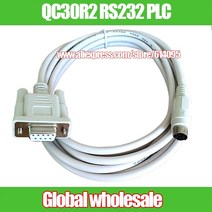 미쓰비시 melsec q 시리즈 plcrs232 직렬 포트 프로그래밍용 1pcs qc30r2 rs232 plc 프로그래밍 케이블, 기본