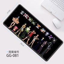 전산용키보드 애니메이션 해적왕 극 큰마우스패드 옆 고정 맟춤제작 주문제작 깔다 PC 테이블패드 큰사이즈 1765875584, GG-081(90*40cm)