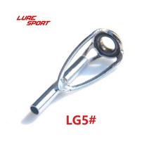 낚시 가이드 탑 탑가이드 실버 프레임 블랙 링 낚싯대 수리 로드 빌딩 부품 액세서리 개, 02 LG5_06 Tube ID2mm