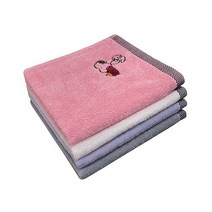 송월타월 스누피 블럭블랙 고리 핸드타월 34, 핑크, 5개