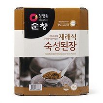 [와이제이] 14kg/청정원 순창재래식숙성된장 [수량한정특가], 1개