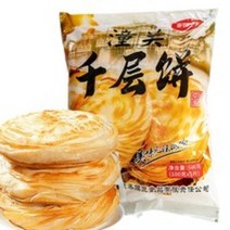 월월중국식품 동관 챈청빙(냉동) 천층병 500g (3개입), 3개