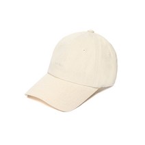 HW-BC048B : Small Logo Ball CapㅣIvory