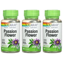 솔라레이 패션 플라워 시계꽃 350mg 베지 100정 3통, 1개, 기본