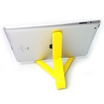 태블릿 거치대 스탠드 침대 아이패드 프로 갤럭시탭, 태블릿거치대 옐로우