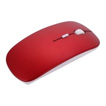 RYRA-무선 마우스 2.4GHz USB 무소음 광학 수신기 네비게이션 Windows 98/ME/2000/XP 및 vist와 함께 작동, 03 Red, 한개옵션1