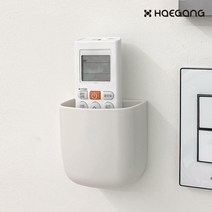 아이디어라떼 부착식 리모컨 정리함 꽂이, 1개, 쿠팡 본상품선택