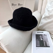 케빈 굵은 털실 어부모자 여추동 백합 길거리 수제 갈고리 니트 털모자