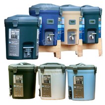 취화채 나혼산 워터저그 쏘맥 테라 타워 물통 캠핑 디스펜서 청수통 우드 받침대 9종, E 업그레이드