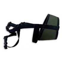 애견 중형견 대형견 입마개 진돗개 리트리버 산책 훈련 짖음방지, 10호(입둘레26cm), 카키