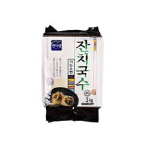 가공식품 잔치국수 가는소면 3kg 면사랑, 본상품선택