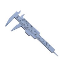 캘리퍼스 1pc 0-80mm 버니어 미니 플라스틱 슬라이딩 게이지 측정 도구 마이크로 미터 눈금자 목공, [04] Light Blue 0-80mm, Light Blue 0-80mm