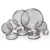 표준 실험실 테스트 체 필터 메쉬 스크린 메쉬 샘플 체 토양 체 검사 약전 체 직경 20cm 12-200mesh 채반/거름망/소쿠리, 8 메시(2.5mm)