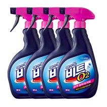 섬유 신발의 강력한 얼룩때를 산소방울로 제거, 4개입, 500ml