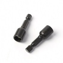 씨즌FARM 육각비트소켓 탄소강 비트소켓 8mm 10P셑 자석 BLACK