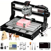 목공 연마 연삭 탁상용 조각기 SainSmart Genmitsu CNC 3018-PRO 라우터 키트 GRBL 컨트롤 3 축 플라스틱 아크릴 PCB PVC 목각 밀링 머신