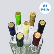 유리병 수축필림 (루땡)-1개, 적색, 1개