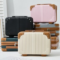 클래식 미니캐리어 5칼라 32x15x26 14인치 남녀공용 레트로레디백 1박2일여행 abs캐리어