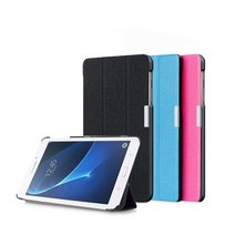 이너스 삼성 갤럭시탭A6 10.1 SM-T580/T585 플립커버 스마트커버케이스, 핫핑크