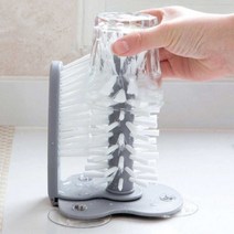 물컵 수세미솔 흡착식 유리병 닦이 가성비 주방 용품