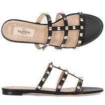 발렌티노 [발렌티노] VW0S0C49 VOD 0NO 여성 락스터드 샌들