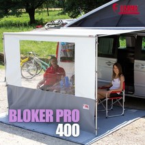 피아마 블로커 프로 400 캠핑카 카라반 모터홈 RV 차박용 어닝전면패널 차단막 바람막 blocker