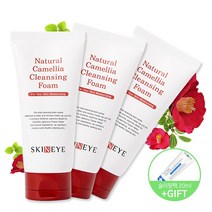 스킨아이연예인수분광채동안피부비결! 내추럴발효동백클렌징폼, 120ml, 3개