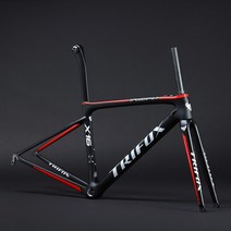 l 68mm 자전거 사용 가능 크기 700c (444952545658 cm) 로드 바이크 카본 바이크 trifox 자전거 v 브레이크 바이시클, 빨간색과 검은색 매트, 44cm